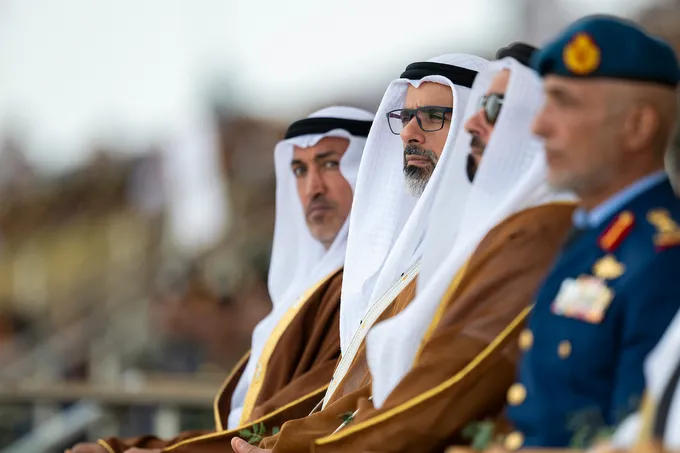 UAE President attends graduation ceremony of 50th cohort and first university-level cohort of cadet officers at Zayed II Military College in Al Ain Region