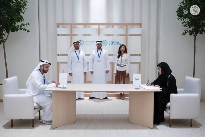Theyab bin Mohamed bin Zayed witnesses signing of strategic partnerships during COP28 UAE