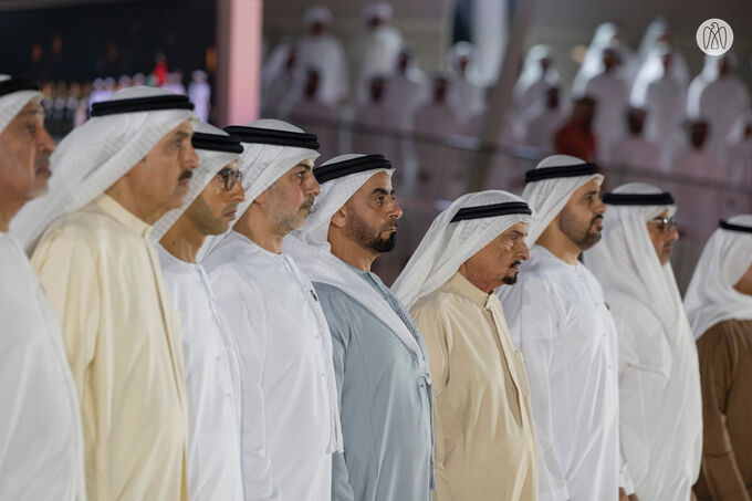 Humaid bin Rashid Al Nuaimi attends Commemoration Day ceremony at Wahat Al Karama in Abu Dhabi