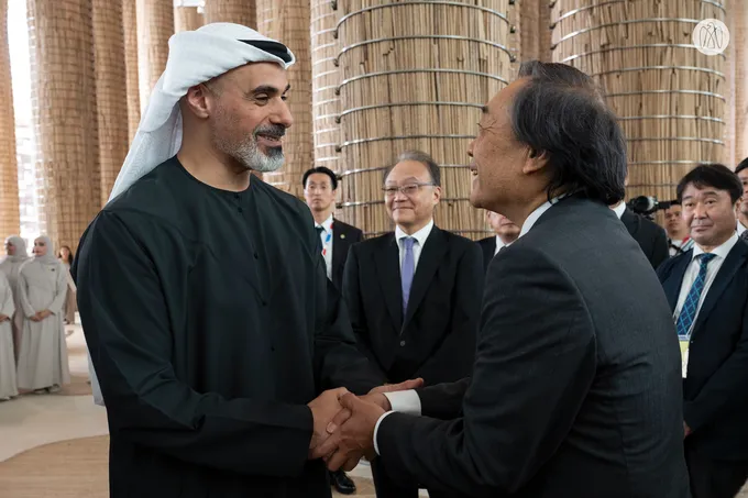On the sidelines of UAE Day celebrations at Expo 2025 Osaka, Crown Prince of Abu Dhabi meets members of Japanese Parliament and UAE–Japan Society