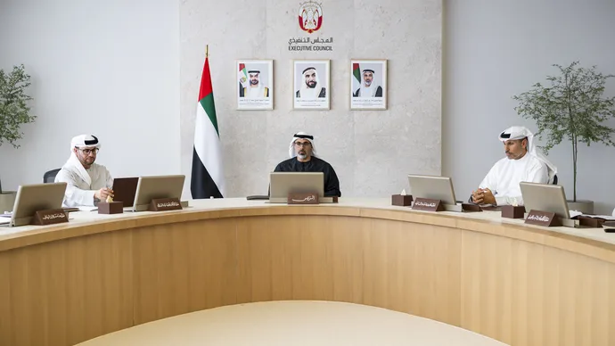 Khaled bin Mohamed bin Zayed  chairs Abu Dhabi Executive Council meeting