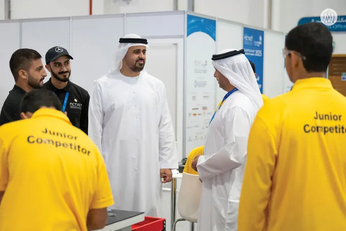 Theyab bin Mohamed bin Zayed attends 16th EmiratesSkills National Competition