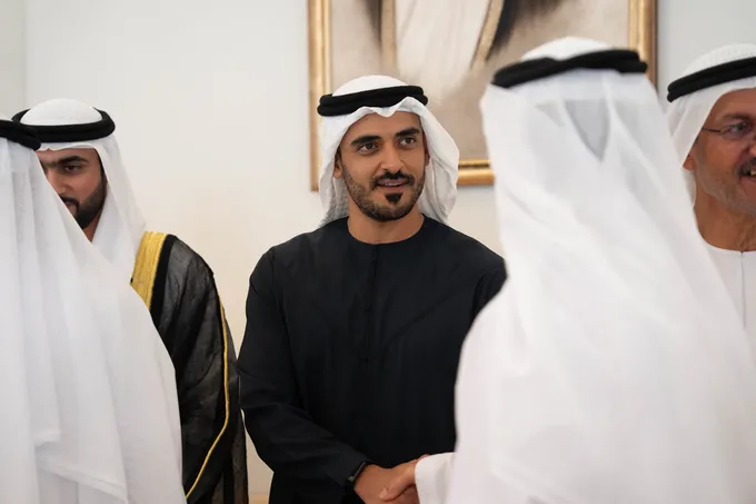Zayed bin Mohamed bin Zayed attends Al Shehhi and Al Suwaidi wedding reception