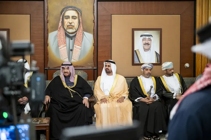 Theyab bin Mohamed bin Zayed attends Abdullah Fahad Al-Sabah marriage reception