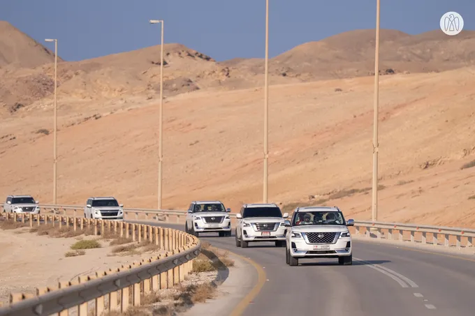 Hamdan bin Zayed reviews development projects on Dalma Island and meets with residents