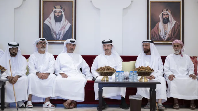 Hazza bin Zayed offers condolences on the passing of Hareb Mohamed bin Hatha Al Ketbi