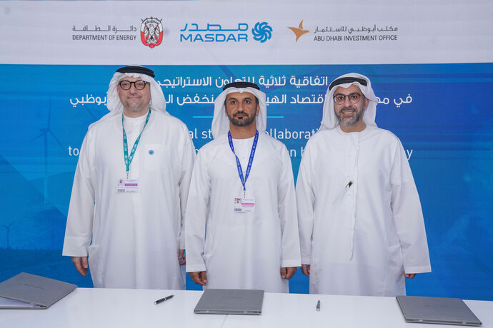 Abu Dhabi Department of Energy, Abu Dhabi Investment Office and Masdar partner to support Low-Carbon Hydrogen Economy