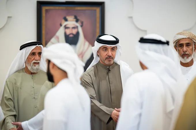 Hazza bin Zayed offers condolences on the passing of Shaikha Maryam Mohammed Salmeen Rahma Al Shamsi