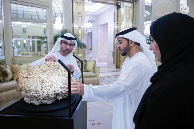 Hamdan bin Zayed reviews construction progress at the Plant Genetic Resources Centre in Al Ain