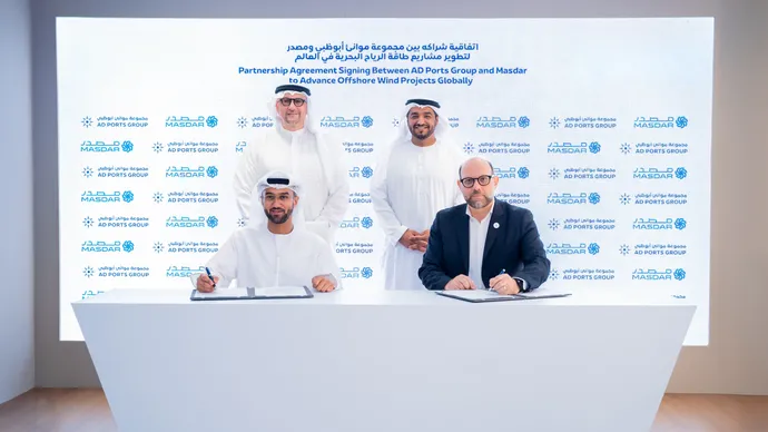 AD Ports Group signs strategic agreement with Masdar to advance offshore wind projects