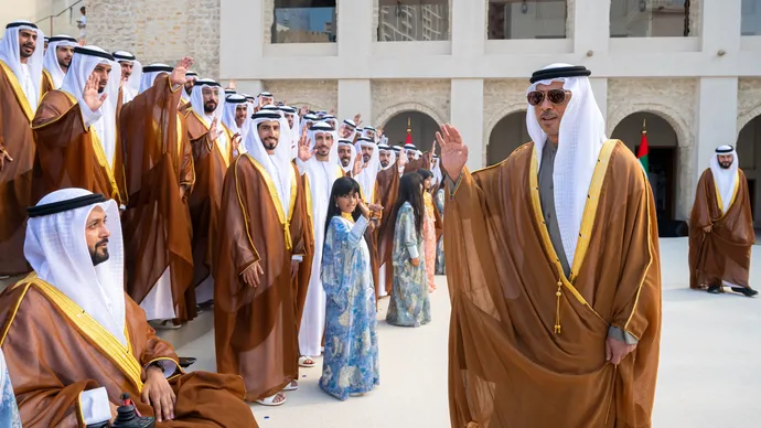 Mansour bin Zayed attends group wedding reception for Abu Dhabi citizens at Qasr Al Hosn