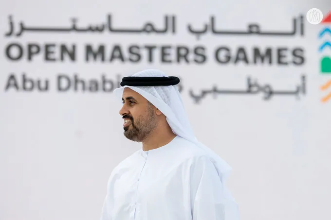 Theyab bin Mohammed bin Zayed witnesses the unveiling of the official medals for the Abu Dhabi Masters 2026 Games