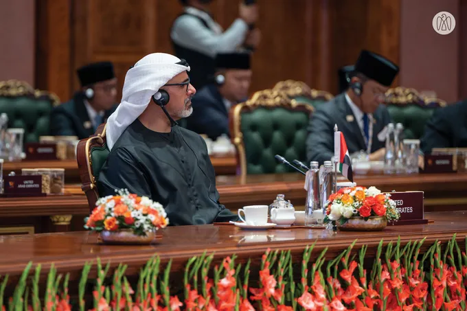 On behalf of the UAE President, Crown Prince of Abu Dhabi leads UAE delegation at 18th BRICS Summit