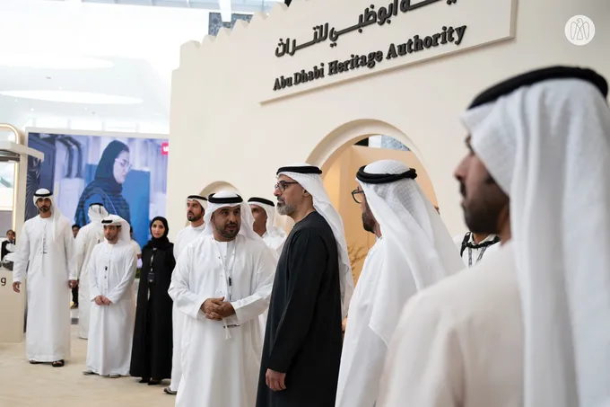 Khaled bin Mohamed bin Zayed visits Abu Dhabi International Hunting and Equestrian Exhibition (ADIHEX)
