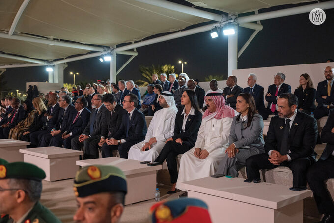 Humaid bin Rashid Al Nuaimi attends Commemoration Day ceremony at Wahat Al Karama in Abu Dhabi
