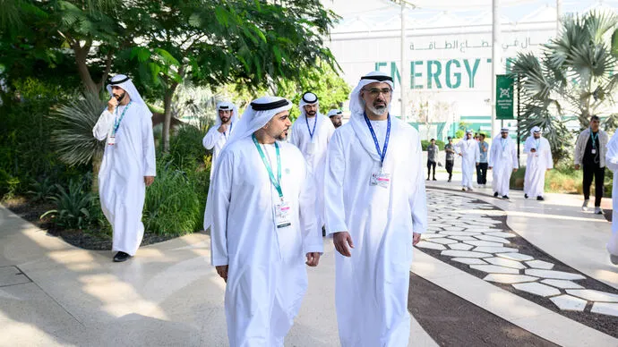 Khaled bin Mohamed bin Zayed visits Green Zone at COP28
