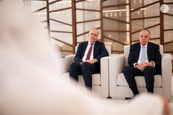 Khaled bin Mohamed bin Zayed meets Chairman and CEO of asset management company State Street