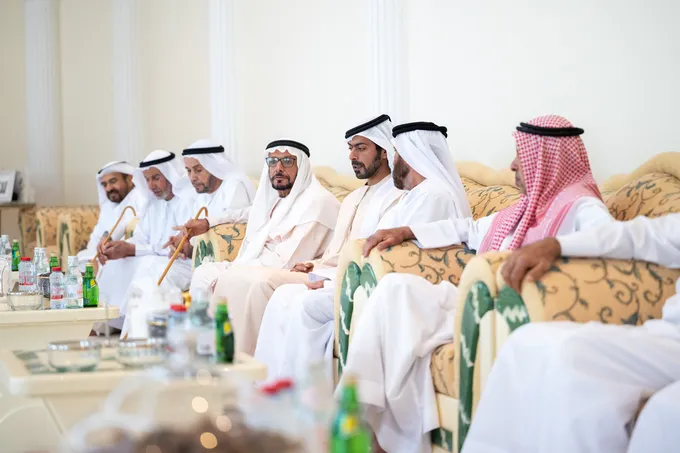 Khalifa bin Tahnoon bin Mohammed offers condolences on the passing of Mouza Ahmed Al Sabousi