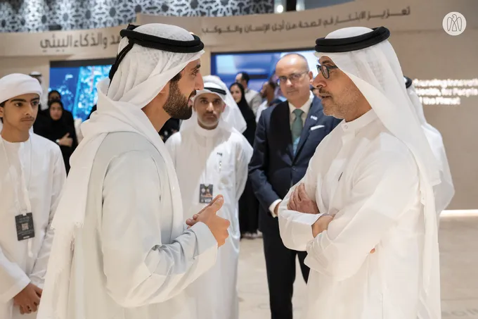 Hazza bin Zayed visits 23rd Abu Dhabi International Hunting and Equestrian Exhibition