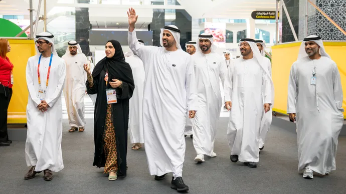 ذياب بن محمد بن زايد يشهد جانباً من فعاليات ألعاب الماسترز أبوظبي 2026