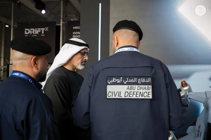 Khaled bin Mohamed bin Zayed attends second edition of DRIFTx exhibition