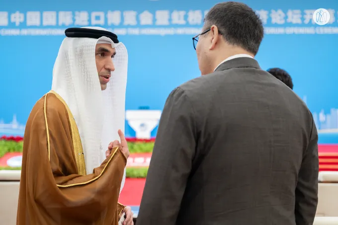 Theyab bin Mohamed bin Zayed attends opening of China International Import Expo 2025 in Shanghai
