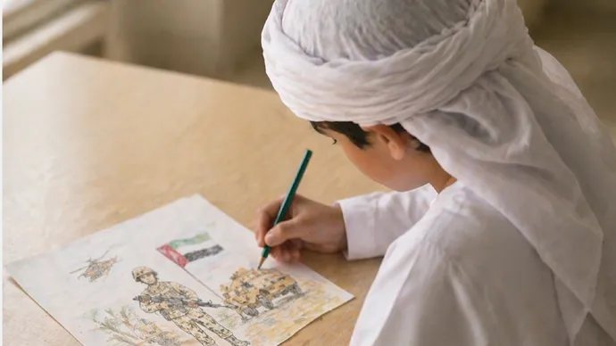 Abu Dhabi Department of Education and Knowledge launches Frontliners Tribute Initiative as part of National Art Expressions Program, engaging students across the emirate