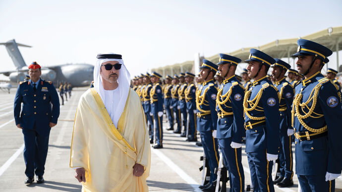 Hazza bin Zayed attends graduation ceremony at Khalifa bin Zayed Air College