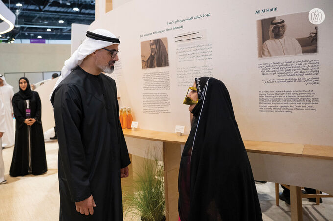 Khaled bin Mohamed bin Zayed attends opening ceremony of Abu Dhabi Global Health Week 2025