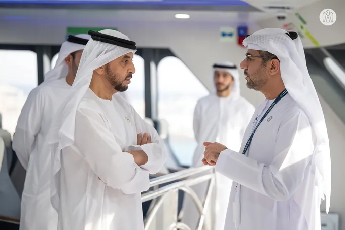 Hamdan bin Zayed visits Dalma Island and tours various development projects and vital service facilities
