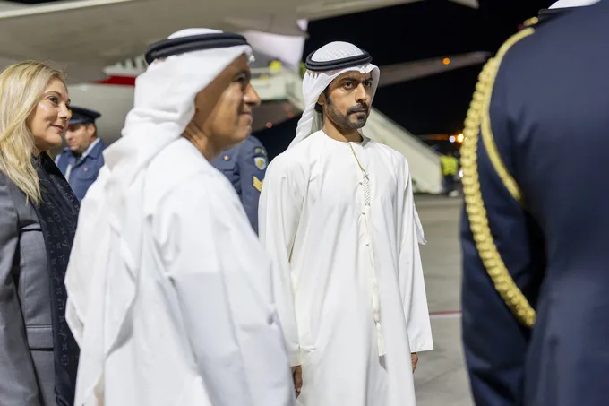 Crown Prince of Abu Dhabi arrives in Athens on official visit to Greece