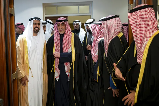 Theyab bin Mohamed bin Zayed attends Abdullah Fahad Al-Sabah marriage reception