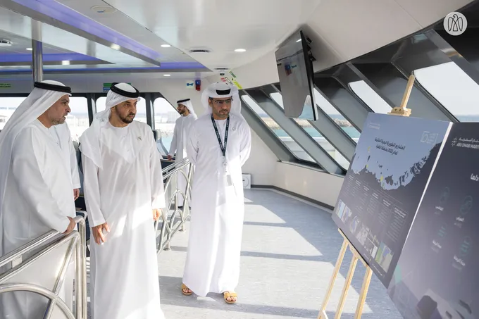 Hamdan bin Zayed visits Dalma Island and tours various development projects and vital service facilities