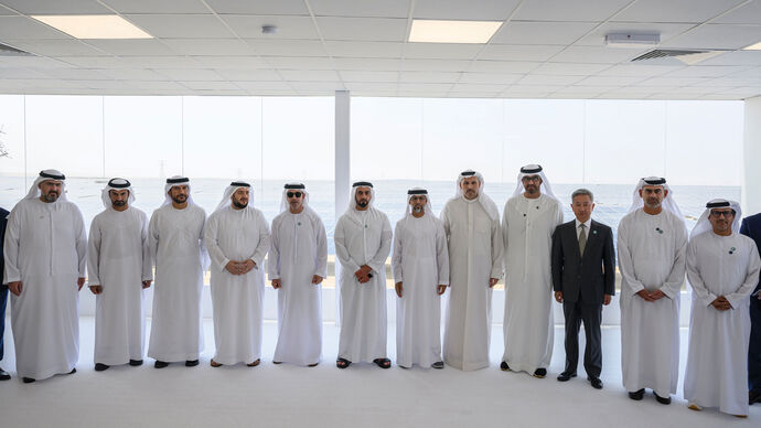 Hazza bin Zayed inaugurates Al Dhafra Solar PV project