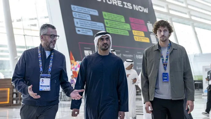 Zayed bin Mohamed bin Zayed attends Games of the Future 2025 phygital competitions