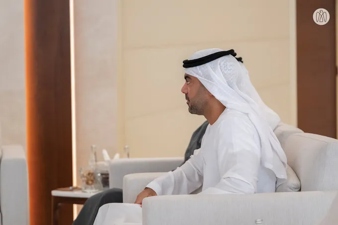 Khaled bin Mohamed bin Zayed meets CEO of Visa