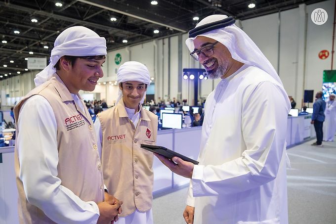 Khaled bin Mohamed bin Zayed visits 14th EmiratesSkills National Competition