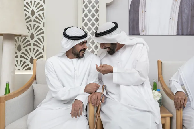 Khalifa bin Tahnoon bin Mohammed attends Al Ketbi weddings reception
