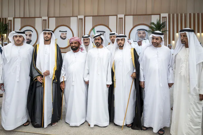 Khalifa bin Tahnoon bin Mohammed attends Humaid Rashed Al Shamsi wedding reception
