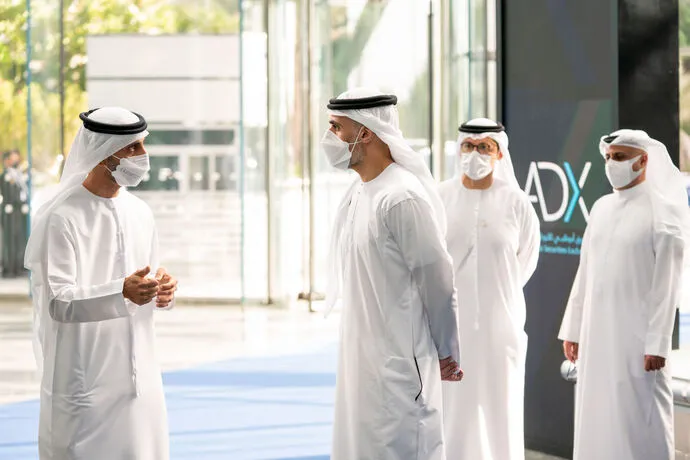 Khaled bin Mohamed bin Zayed inaugurates new trading floor at Abu Dhabi Securities Exchange (ADX)