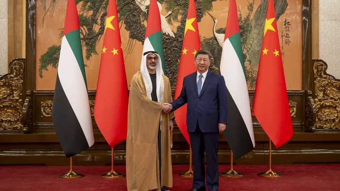 President of the People’s Republic of China receives Crown Prince of Abu Dhabi