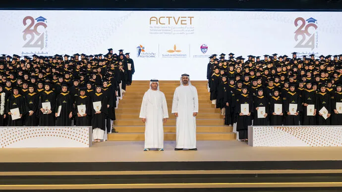 Theyab bin Mohamed bin Zayed attends Abu Dhabi Centre for Technical and Vocational Education and Training 2024 cohort graduation ceremony