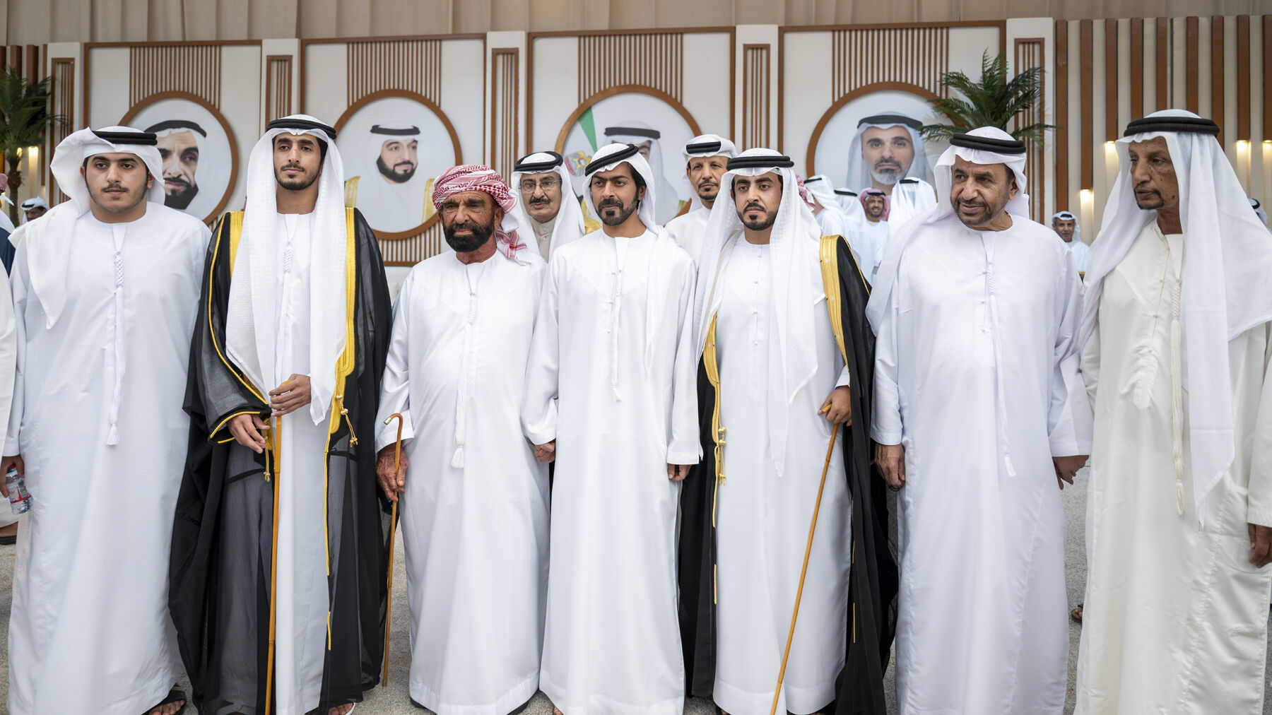Humaid Rashed Khalifa bin Tahnoon bin Mohammed attends Humaid Rashed Al Shamsi ...