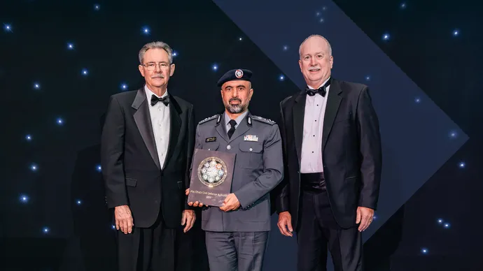 Abu Dhabi Civil Defence Authority receives Global Influencer in Fire and Life Safety 2025 award from US National Fire Protection Association