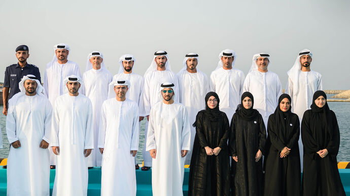 Hamdan bin Zayed inaugurates Sila Community Harbour and Al Fiyay Island Marina