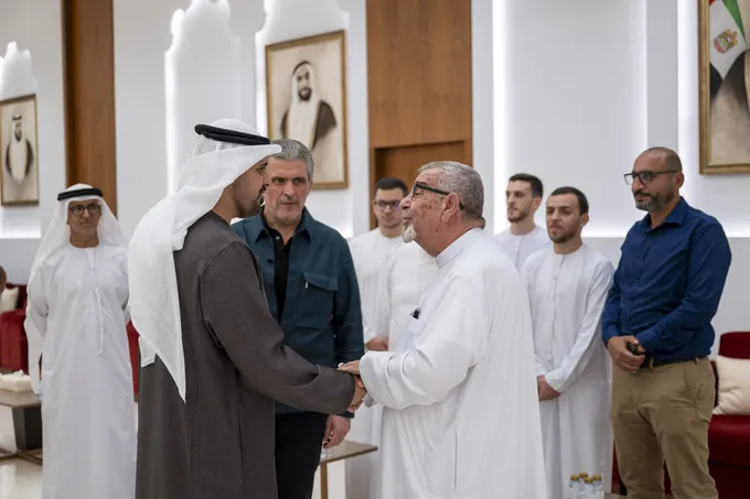 Theyab bin Mohamed bin Zayed offers condolences on the passing of Alaa Nader Mushtaha