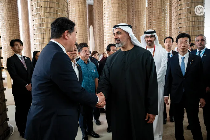 On the sidelines of UAE Day celebrations at Expo 2025 Osaka, Crown Prince of Abu Dhabi meets members of Japanese Parliament and UAE–Japan Society