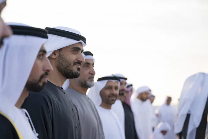 Zayed bin Mohamed bin Zayed attends Humaid Said Humaid Al Raqraqi Al Mazrouei wedding reception