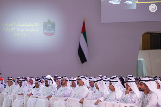 Khaled bin Mohamed bin Zayed attends UAE Government Annual Meetings