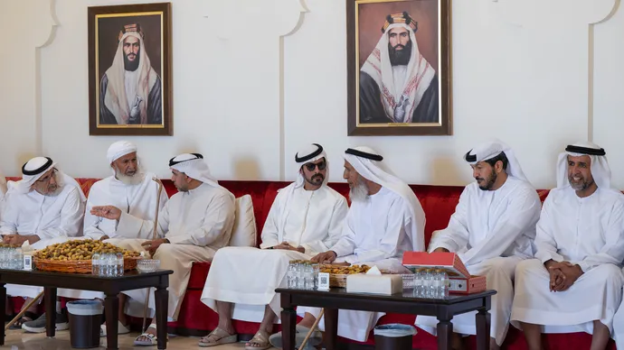 Khalifa bin Tahnoon bin Mohammed offers condolences on the passing of Mouza Mohamed Al Mansouri